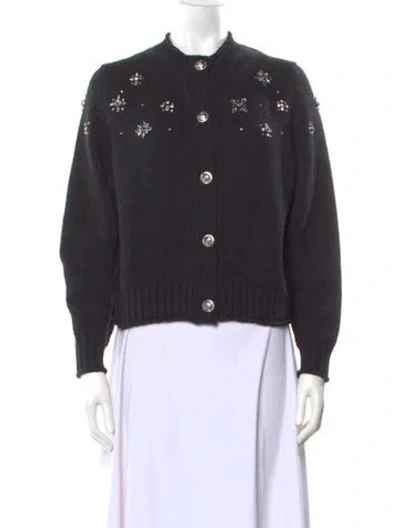 Pre-owned Barrie Cashmere Crew Neck Sweater W/ Tags In Black