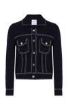 Barrie Cashmere Jacket In Navy