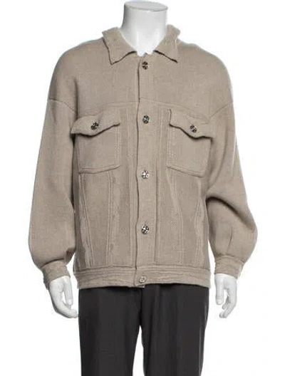 Pre-owned Barrie Cashmere Jacket In Neutrals