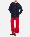 Barrie Cashmere Jogging Pants In Red
