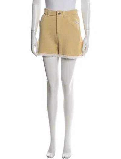 Pre-owned Barrie Cashmere Mini Shorts In Blue