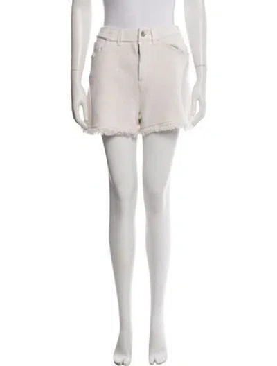 Pre-owned Barrie Cashmere Mini Shorts In Neutral