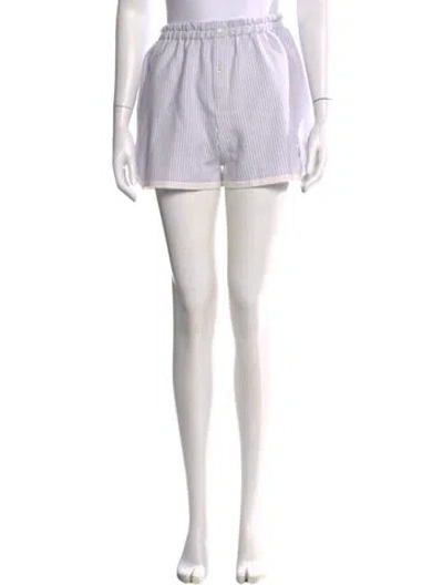 Pre-owned Barrie Cashmere Mini Shorts In Neutrals