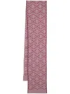 Barrie Kaschmirschal Mit Monogramm In Pink