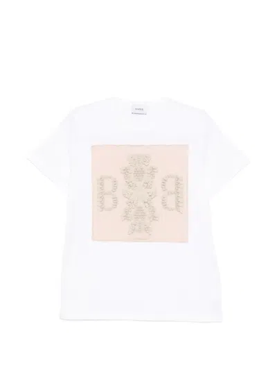 Barrie Cashmere Patch Logo T-shirt In White