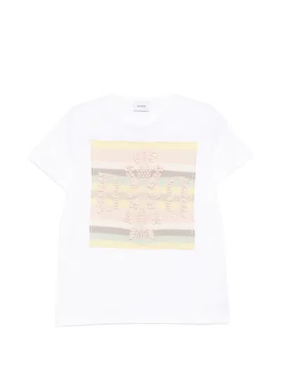 Barrie Cashmere Patch Logo T-shirt In White