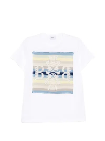 Barrie Cashmere Patch Logo T-shirt In White