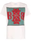 Barrie Cashmere Patch T-shirt In Rosa