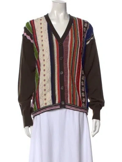 Pre-owned Barrie Cashmere Patterned Sweater W/ Tags In Multicolor