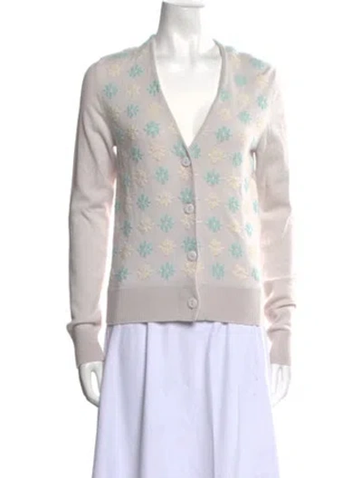 Pre-owned Barrie Cashmere Printed Sweater In Multi