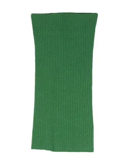 Barrie Gerippter Rundschal Aus Kaschmir In Green