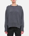 Barrie Cashmere Roundneck Pullover In Grey
