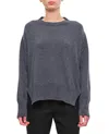 Barrie Cashmere Roundneck Pullover In Grey