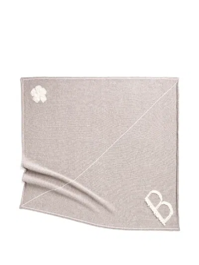 Barrie Cashmere Scarf In Gray