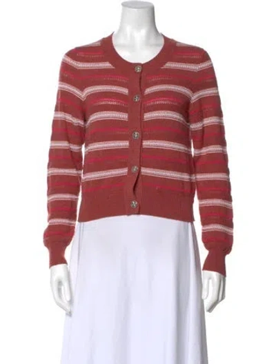 Pre-owned Barrie Cashmere Striped Sweater In Multi