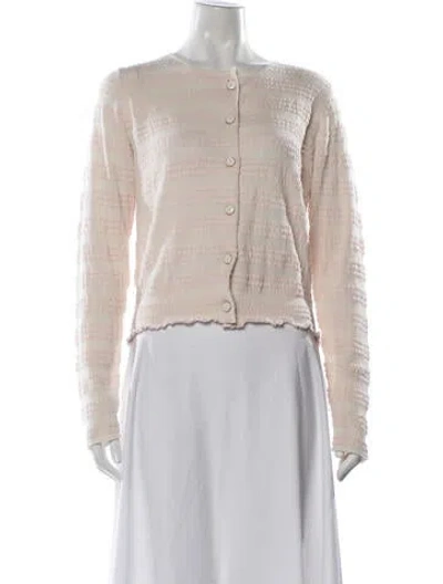 Pre-owned Barrie Cashmere Striped Sweater W/ Tags In Neutrals