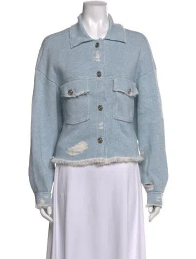 Pre-owned Barrie Cashmere Sweater In Blue