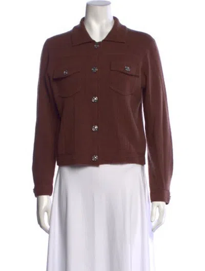 Pre-owned Barrie Cashmere Sweater In Brown