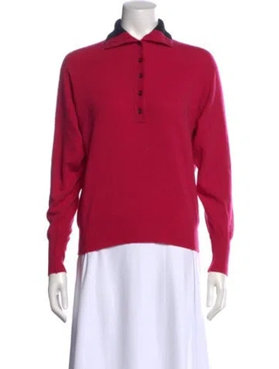 Pre-owned Barrie Cashmere Sweater In Pink