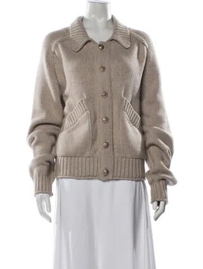 Pre-owned Barrie Cashmere Sweater W/ Tags In Neutrals
