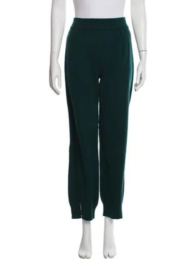 Pre-owned Barrie Cashmere Sweatpants In Green