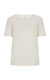 Barrie Cashmere T-shirt In White