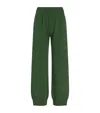 Barrie Cashmere Tapered Trousers In Green