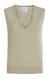 Barrie Cashmere Top In Green