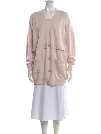 Pre-owned Barrie Cashmere V-neck Sweater In Multi