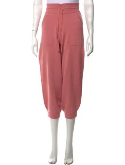 Pre-owned Barrie Cashmere Wide Leg Pants In Pink