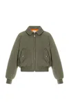 BARRIE CASHMERE-WOOL PUFFER BOMBER JACKET