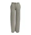 Barrie Cashmere-wool-silk Tailored Trousers In Multi