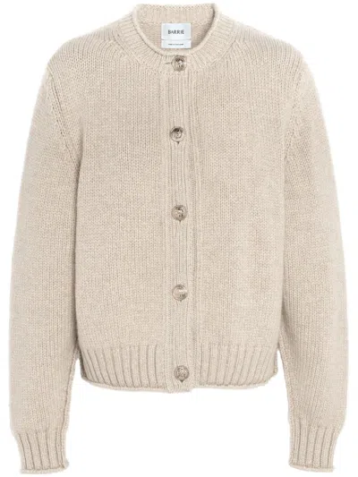 Barrie Chunky Cashmere Cardigan In Neutrals