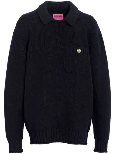 Barrie Chunky-knit Cashmere Jumper In Blue