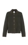 Barrie Cotton-cashmere Blend Jacket In Green