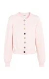 Barrie Cotton-cashmere Cardigan In Pink