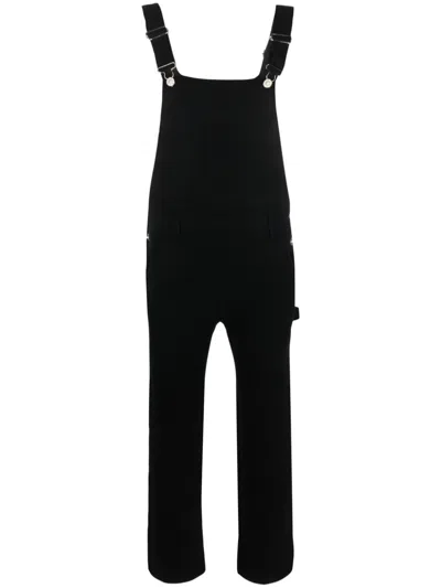 Barrie Cashmere Denim Overall In Black