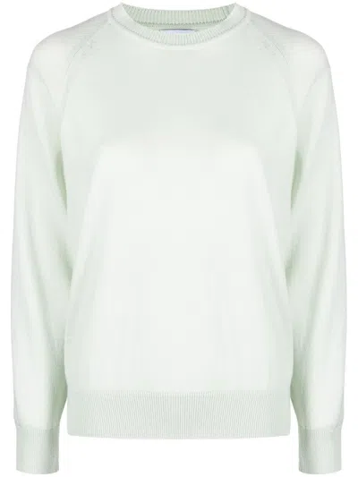 Barrie Crewneck Cashmere Jumper In Green