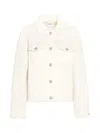 Barrie Denim Cashmere Cotton Jacket Niveous In White