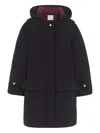 Barrie Duffle Coat In Black
