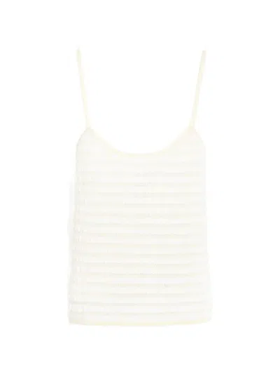 Barrie Embossed Knit Top In Neutral