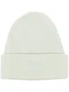 Barrie Embroidered-logo Knit Beanie In Green