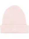 Barrie Embroidered-logo Knit Beanie In Rosa