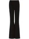 Barrie Flared Trousers In Black