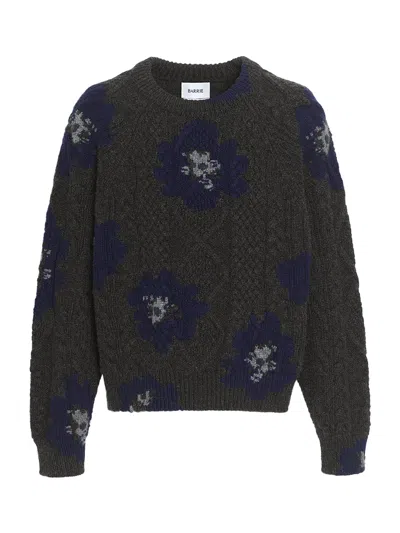 Barrie Floral Jumper Charcoal In Multi