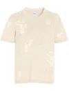 Barrie Floral Sweater In Neutrals