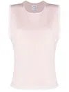 Barrie Fringe-trim Top In Pink