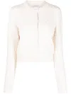 Barrie Graphic-print Cardigan In Grey