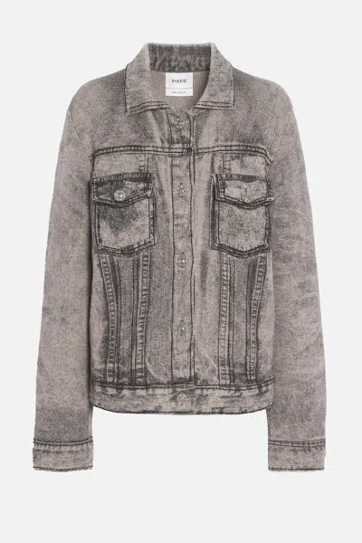 Barrie Denim-effect Regular Jacket With Button Closure In Multi