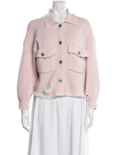 Pre-owned Barrie Jacket In Pink
